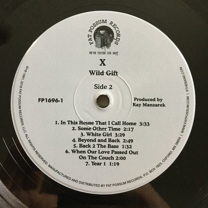 X (5) : Wild Gift (LP, Album, RE, RM)