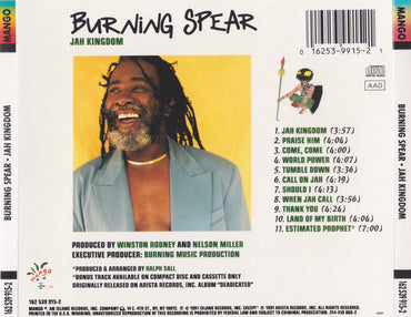 Burning Spear : Jah Kingdom (CD, Album)
