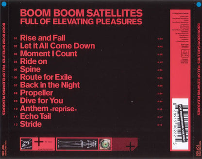 Boom Boom Satellites : Full Of Elevating Pleasures (CD, Album, Promo)