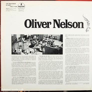 Oliver Nelson : Sound Pieces (LP, Album, Gat)