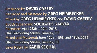 David Caffey Jazz Orchestra : All In One (CD)