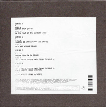 David Bowie : Spying Through A Keyhole (Demos And Unreleased Songs) (4x7", Mono + Box)