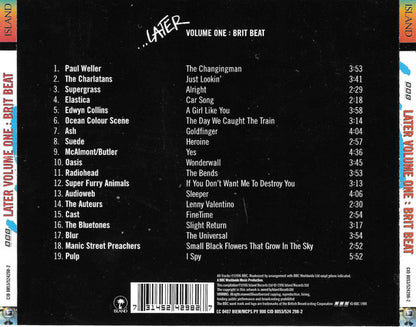 Various : Brit Beat...Later Volume One (CD, Comp, P/Mixed)