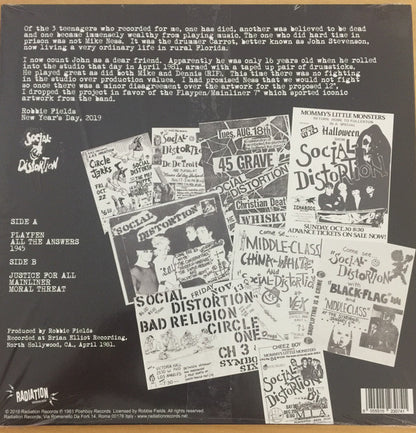 Social Distortion : Poshboy's Little Monsters (12", EP, RSD, Ltd, RE, RM)