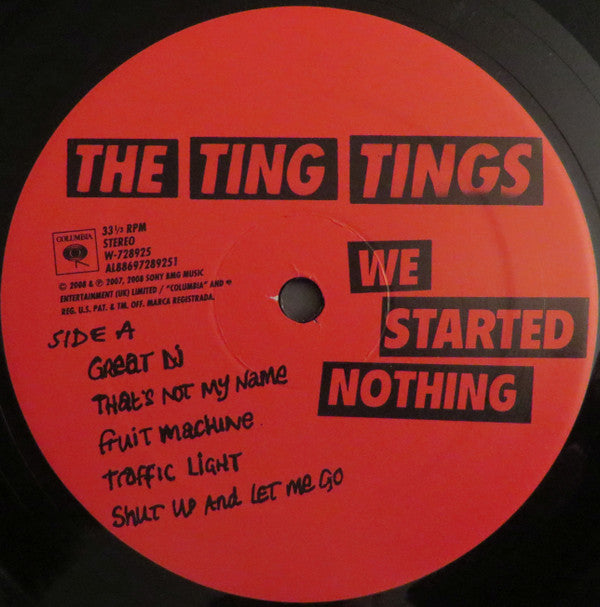 The Ting Tings : We Started Nothing (LP, Album)
