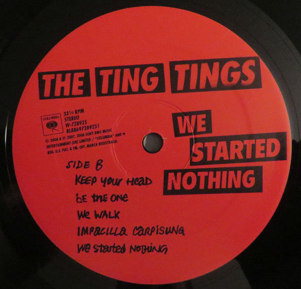 The Ting Tings : We Started Nothing (LP, Album)
