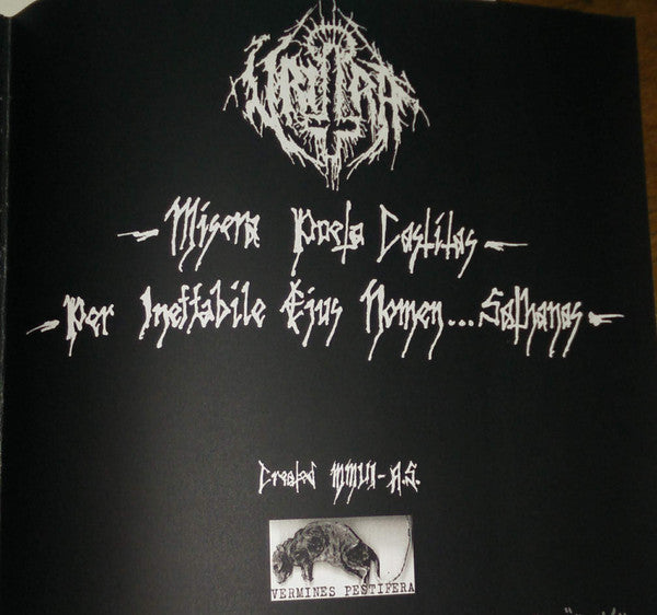 Vritra : Misera Poeta Castitas / Per Ineffabile ejus nomen...Sathanas (7", Ltd, Num)