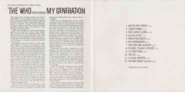 The Who : The Who Sings My Generation (CD, Album, RE)