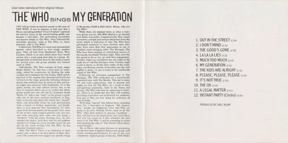 The Who : The Who Sings My Generation (CD, Album, RE)