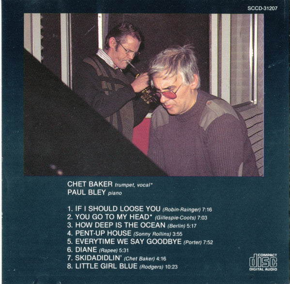Chet Baker & Paul Bley : Diane (CD, Album)