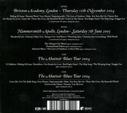 Nick Cave & The Bad Seeds : The Abattoir Blues Tour (2xDVD-V, Multichannel, NTSC + 2xCD)