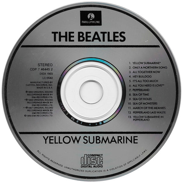 The Beatles : Yellow Submarine (CD, Album, RE, Jax)