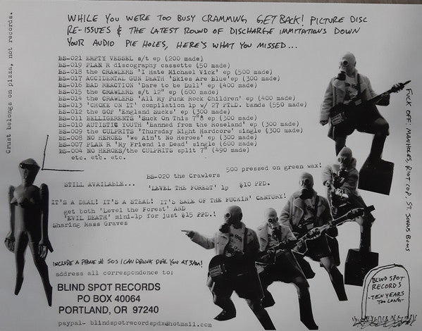 Sharing Massgraves : Evil Death (LP, Cle)