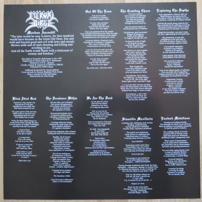 Eternal Dirge : Morbus Ascendit (LP, Album, Ltd, RE, Gre)