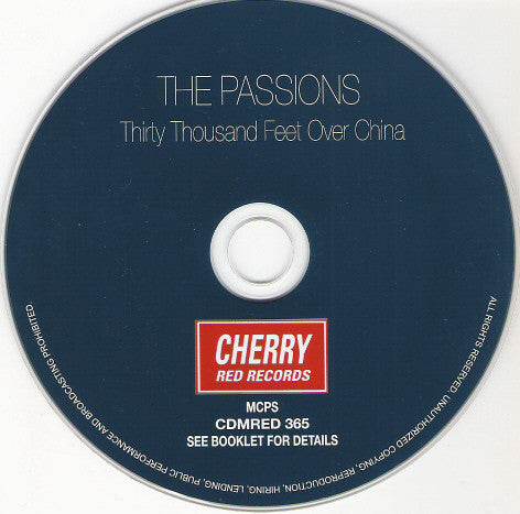 The Passions : Thirty Thousand Feet Over China (CD, Album, RE, RM)