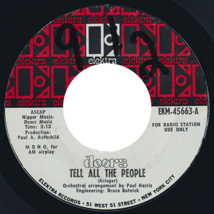 The Doors : Tell All The People (7", Mono, Promo)