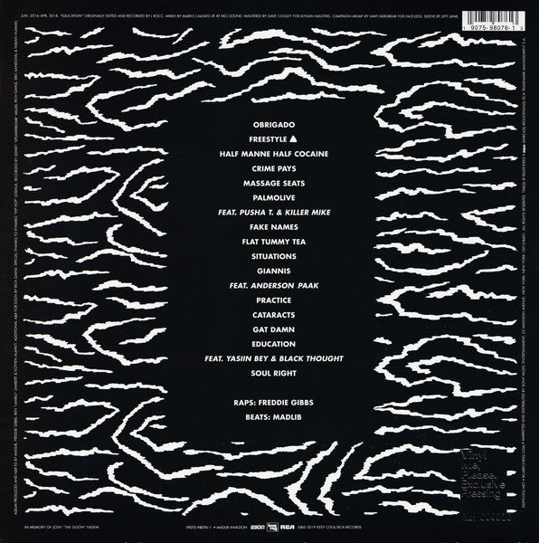 Freddie Gibbs & Madlib : Bandana (LP, Album, Club, Ltd, Num, Aqu)