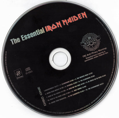 Iron Maiden : The Essential Iron Maiden (2xCD, Comp, Club)