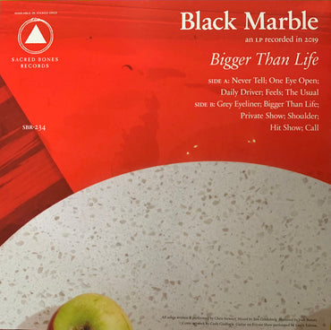 Black Marble : Bigger Than Life (LP, Album, Ltd, Red)