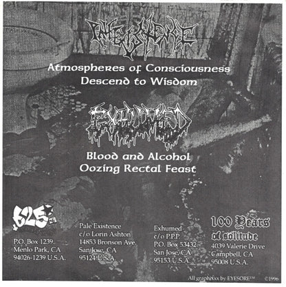 Pale Existence / Exhumed : Pale Existence / Exhumed (7", EP)