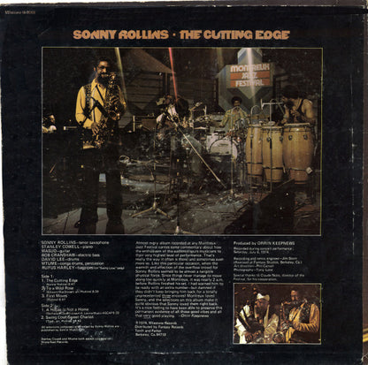 Sonny Rollins : The Cutting Edge (LP, Album, Ter)