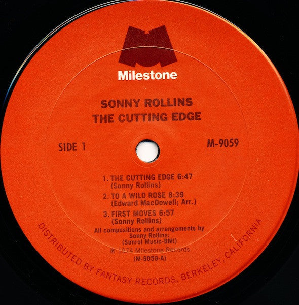 Sonny Rollins : The Cutting Edge (LP, Album, Ter)
