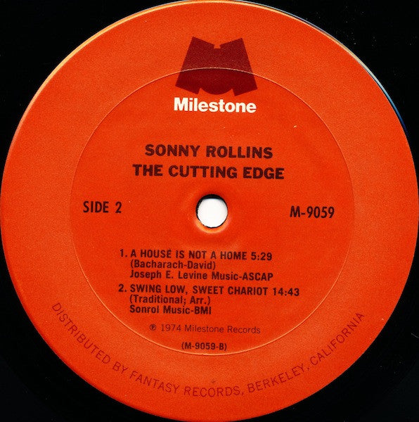 Sonny Rollins : The Cutting Edge (LP, Album, Ter)