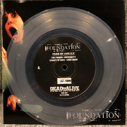 Foundation (9) : Fear Of Life EP (7", EP, Num, Cle)