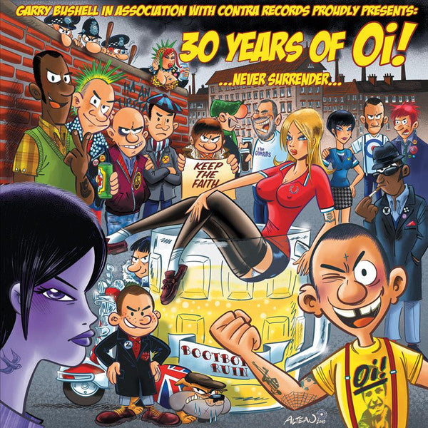 Various : 30 Years Of Oi! ...Never Surrender... (3xLP, Comp, Ltd, Num, Bee)
