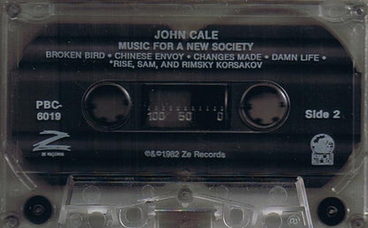 John Cale : Music For A New Society (Cass, Album, Cle)