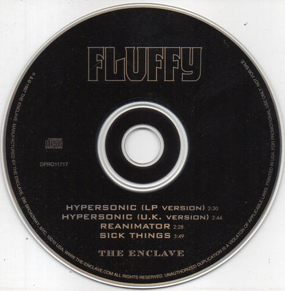 Fluffy (4) : Hypersonic (CD, Single, Promo)