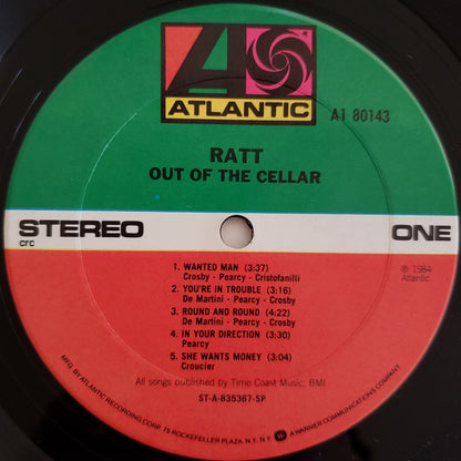 Ratt : Out Of The Cellar (LP, Album, Club, CRC)