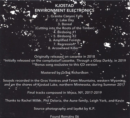 Kjostad : Environment Electronics (CD, Album, RE, RM)