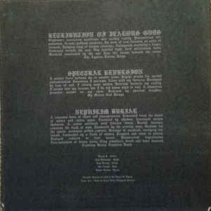 Malignant Altar : Retribution Of Jealous Gods  (12", EP, RP, Red)