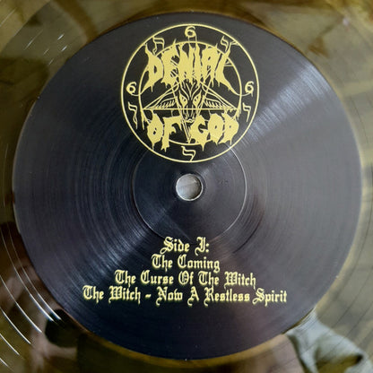 Denial Of God : The Horrors Of Satan (2xLP, Album, Ltd, RE, Yel)