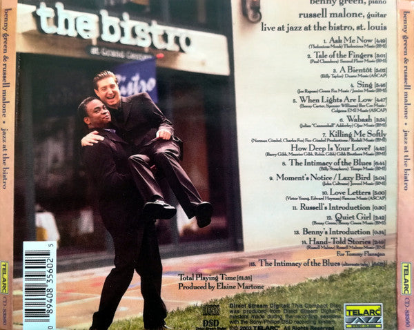 Benny Green & Russell Malone : Jazz At The Bistro (CD, Album)