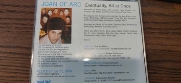 Joan Of Arc : Eventually, All At Once (CD, Advance, Album, Promo)