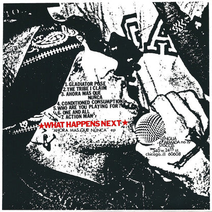What Happens Next? : Ahora Mas Que Nunca (7", EP)