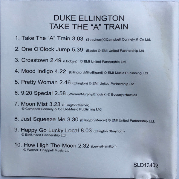 Duke Ellington : Take The 'A' Train (CD, Comp, RM)