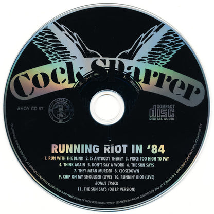 Cock Sparrer : Running Riot In '84 (CD, Album, Ltd, RE)