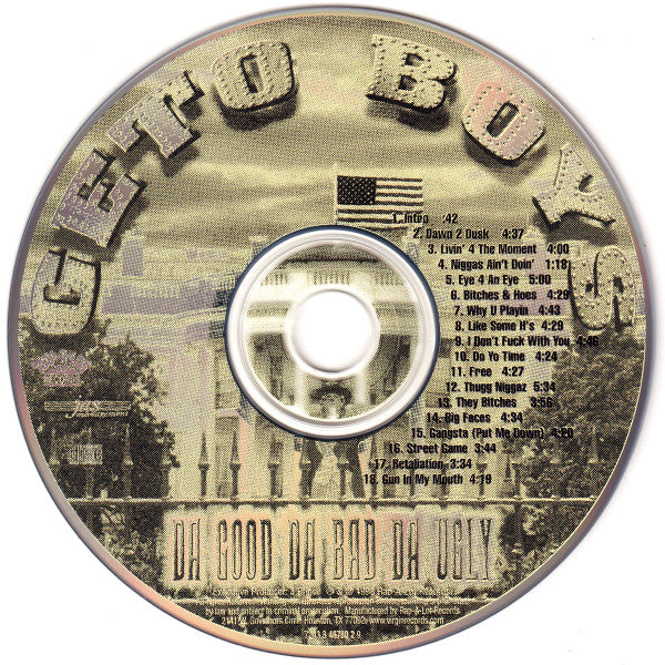 Geto Boys : Da Good Da Bad & Da Ugly (CD, Album)