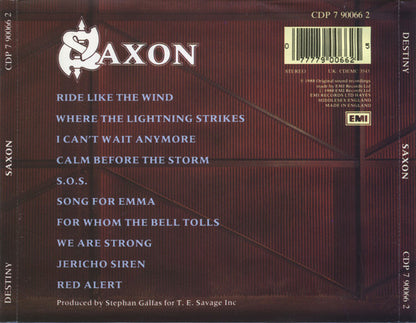 Saxon : Destiny (CD, Album)