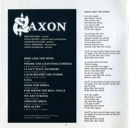 Saxon : Destiny (CD, Album)