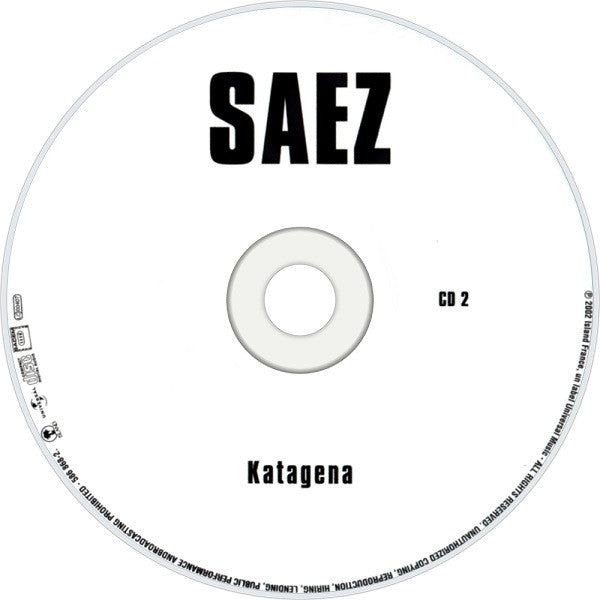 Saez : God Blesse (2xCD, Album)