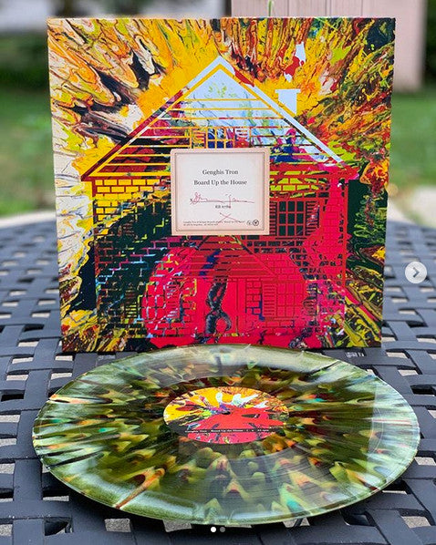 Genghis Tron : Board Up The House (LP, Album, Ltd, RE, Swa)
