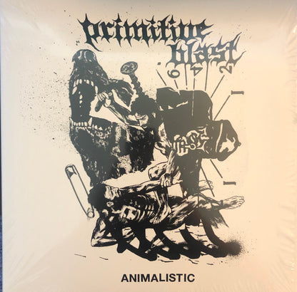 Primitive Blast : Animalistic (12", S/Sided, EP, Whi)