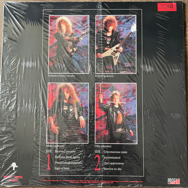 Destruction : Release From Agony (LP, Album, RE)