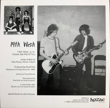 14th Wish : 14th Wish / I Gotta Get Rid Of You (7", Ltd, RE, RM)