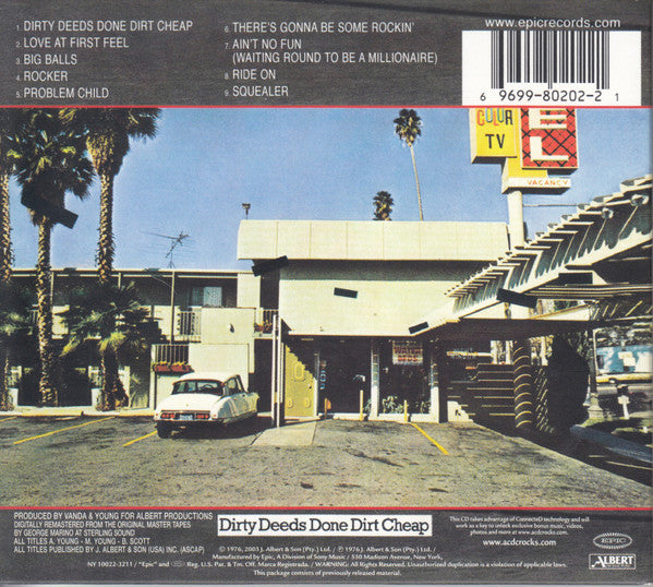 AC/DC : Dirty Deeds Done Dirt Cheap (CD, Album, Enh, RE, RM, Dig)