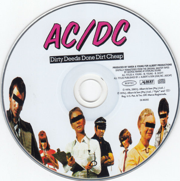 AC/DC : Dirty Deeds Done Dirt Cheap (CD, Album, Enh, RE, RM, Dig)